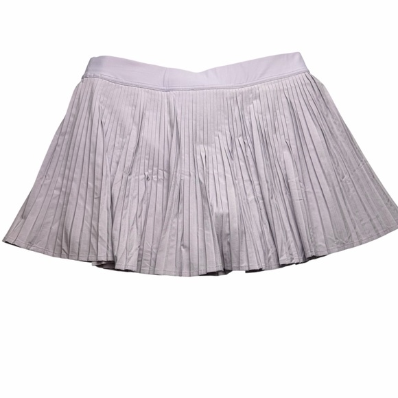 Lululemon High-Rise Pleated Tennis Skirt shorts lavender square dot size 10 - Picture 4 of 9